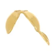 Tapanudo 4 mm con anillo cerrado - Plata de ley 925 Dorado oro fino x4