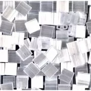 Miyuki Tila Beads 5x5x1.9 mm TL-2548 - Crystal Silk Satin Luster x10g