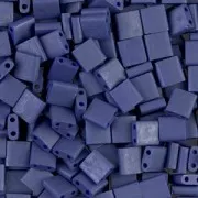 Miyuki Tila Beads 5x5x1.9 mm TL-2075- Mat Opaque Cobalt Luster x10g