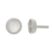 Varilla de soporte - soporte de cabujones 4 mm - Plata 925 x1|raw }}