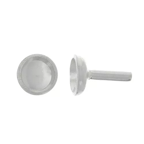 Varilla de soporte - soporte de cabujones 3 mm - Plata 925 x1