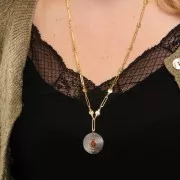 Varilla de soporte - soporte cabujones 6 mm - Plata 925 x1