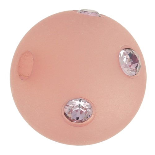 Redonda strass Polaris 12 mm Antique Pink x1