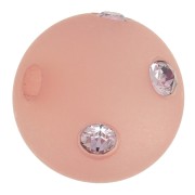 Redonda strass Polaris 10 mm Antique Pink x1|raw }}