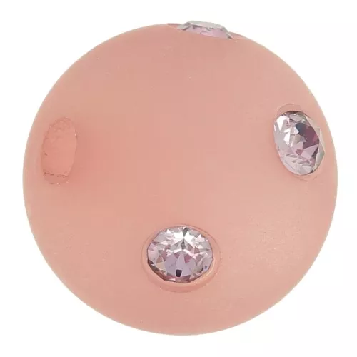 Redonda strass Polaris 10 mm Antique Pink x1