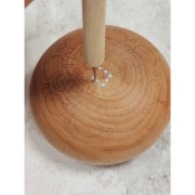 Juego de 4 herramientas para imprimir en relieve - puntas dobles - Natural