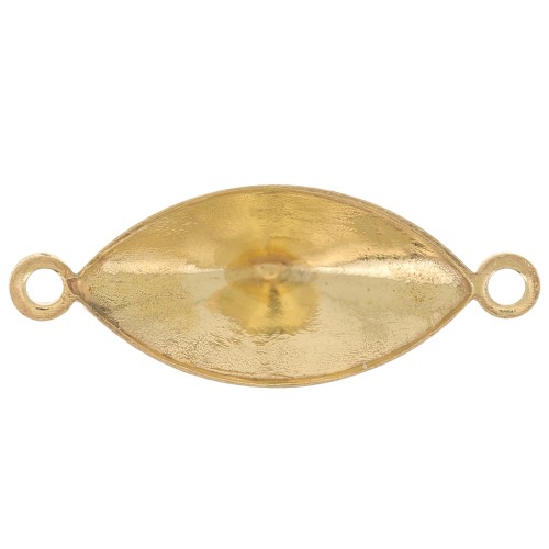 Engaste entrepieza para cabuchón PureCrystal 4228 15x7 mm - Dorado x1