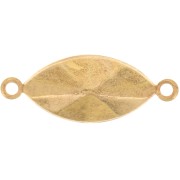 Engaste entrepieza para cabuchón PureCrystal 4228 15x7 mm - Dorado x1