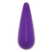 Cuenta de resina de pera 40x16 mm - Morado x1|raw }}