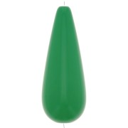Cuenta de resina de pera 40x16 mm - Verde x1|raw }}
