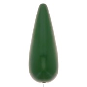 Cuenta de resina de pera 40x16 mm - Verde oscuro x1|raw }}