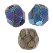 Facetadas 3 mm Jet Purple Iris x50|raw }}