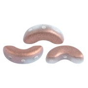 Arcos® by Puca® 5x10 mm - Opaque White Mat Capri Gold x10g|raw }}