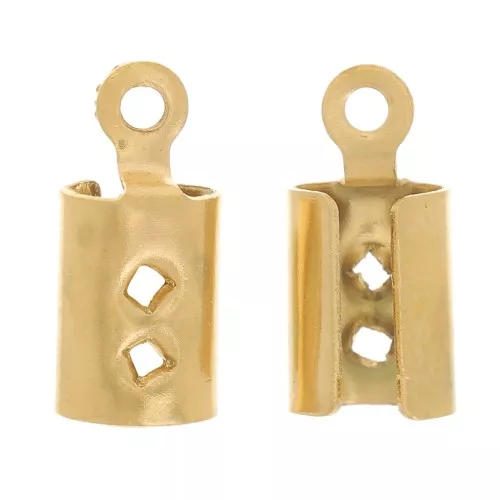 Alicates de puntas planas 3 mm - Acero inoxidable 304L Dorado x4