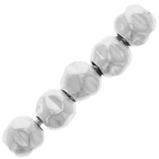 Cuentas redondas efecto arrugado 3 mm - Plata 925 x20|raw }}