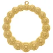 Colgante efecto bola redonda 41 mm - Dorado oro fino x1