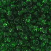 Cuentas de Rocalla Preciosa 9/0 de 2,5 mm - Verde botella x 20 g
