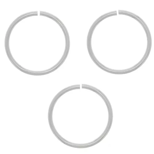 Anillas abiertas 8x0,6 mm - Plata 925 x10