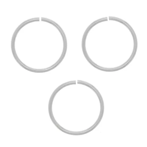 Anillas abiertas 7x0,6 mm - Plata 925 x10
