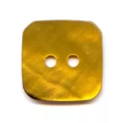 Botón de Nácar cuadrado 16 mm Topaz x1