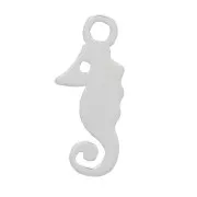 Mini Charm de caballito de mar 10x4 mm - Plata 925 x1