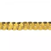 Cinta lentejuelas 5 mm Dorado x 1m