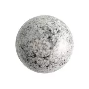 Cabuchón redondo de cristal by Puca® 18 mm Old Silver x1