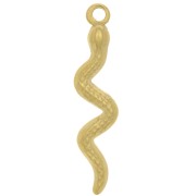 Colgante de serpiente 28x6 mm - Acero inoxidable 304 Oro x1|raw }}