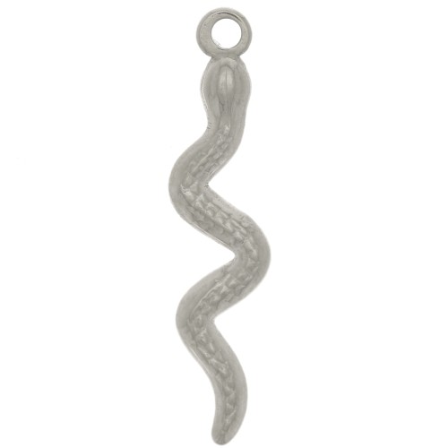 Colgante serpiente 28x6 mm - Acero inoxidable 304 x1