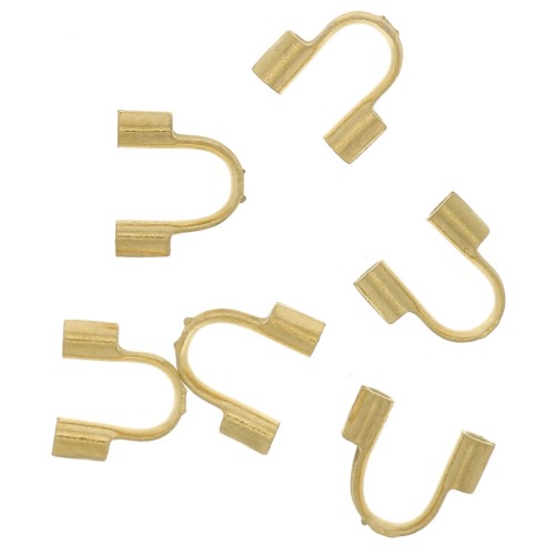 Protectores de cable de 0,70 mm - Acero inoxidable 304 Oro x6