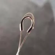 Protectores de cable de 0,70 mm - Acero inoxidable 304 Oro x6