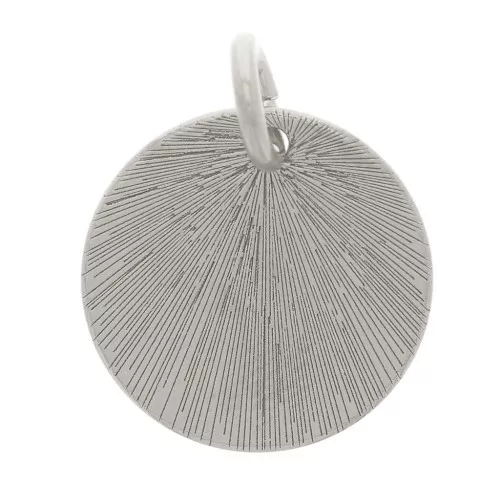 Charm raya redonda 13 mm - Plata 925 x1