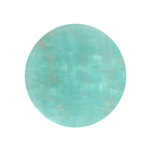 Cabochon plat rond - disco - 10 mm piedra gema - Amazonite x1