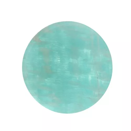 Cabochon plat rond - disco - 10 mm piedra gema - Amazonite x1