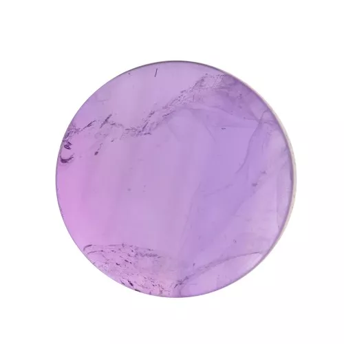 Cabochon plat rond - disco - 10 mm piedra gema - Amethyst x1
