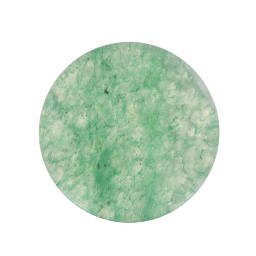 Cabochon plat rond - disco - 10 mm piedra gema - Aventurine x1