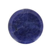 Cabochon plat rond - disco - 10 mm piedra gema - Sodalite x1|raw }}