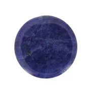 Cabochon plat rond - disco - 10 mm piedra gema - Sodalite x1