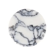 Cabochon plat rond - disco - 10 mm piedra gema - Howlite x1|raw }}