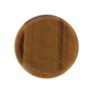 Cabochon plat rond - disco - 10 mm piedra gema - Tiger eye x1