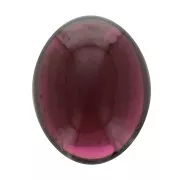 Cabujón ovalado 10x8 mm en piedra preciosa - Granate x1