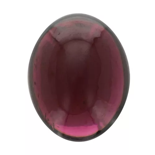 Cabujón ovalado 10x8 mm en piedra preciosa - Granate x1