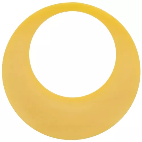 Colgante de resina opaca círculo hueco 44 mm - Girasol x1