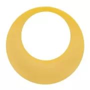 Colgante de resina calado de 34,5 mm - Girasol x1