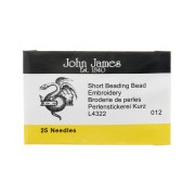 Agujas de abalorios John James de 32,5 mm - tamaño 12 x25|raw }}
