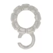 Colgante de 7 mm para cordón de 4 mm - Plata 925 x1
