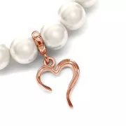 Colgante de 7 mm para cordón de 4 mm - Plata 925 x1