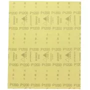 Papel esmerilado resistente al agua SIA Abrasivos 280x230 mm - P1200 - Rojo x1