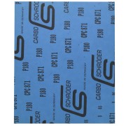 SCHRODER Papel esmerilado - suave e impermeable 280x230 mm - P180 - Azul x1