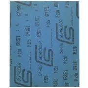 SCHRODER Papel esmerilado - suave e impermeable 280x230 mm - P220 - Azul x1